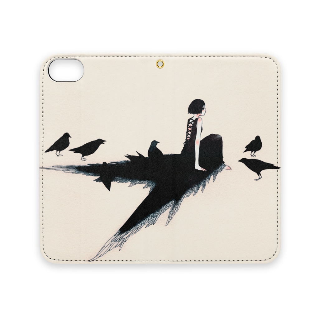 手帳型iPhoneケース / Crows