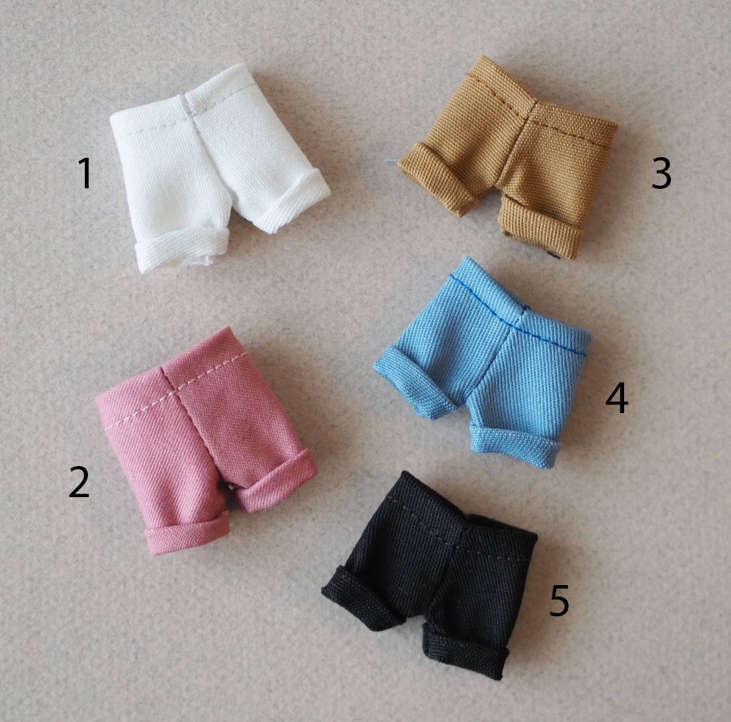 ねんどろいどどーる　カフショーツ　5色