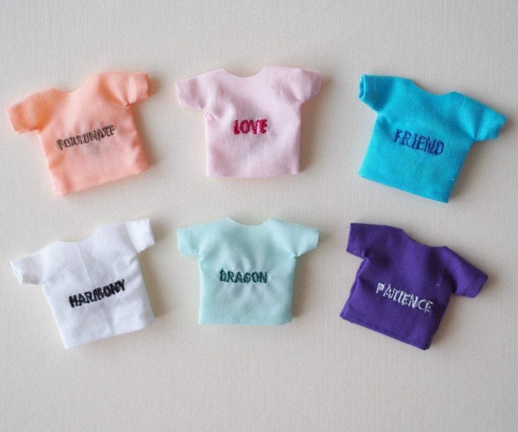 漢字 刺繡 Tシャツ | ねんどろいどどーる / オビツ11服