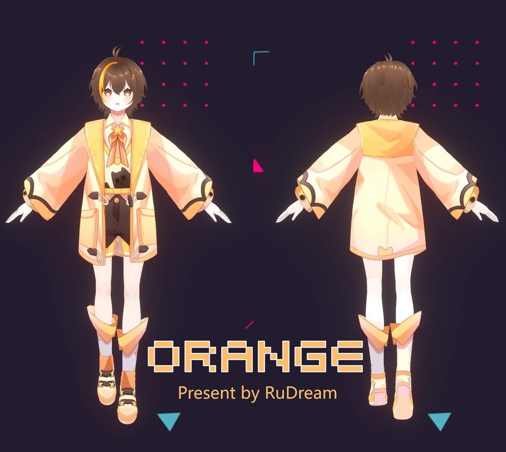 Vroid Clothes【ORANGE】