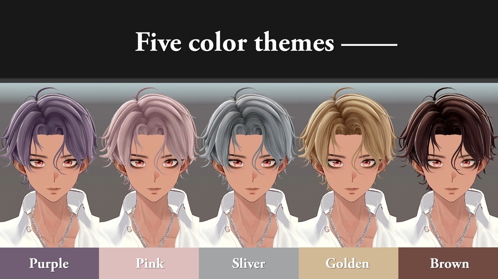 【XWear Hair】Male_Lazy