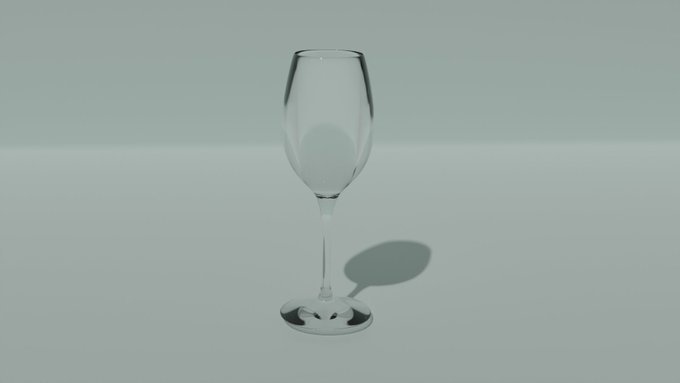 ワイングラス3Dモデル