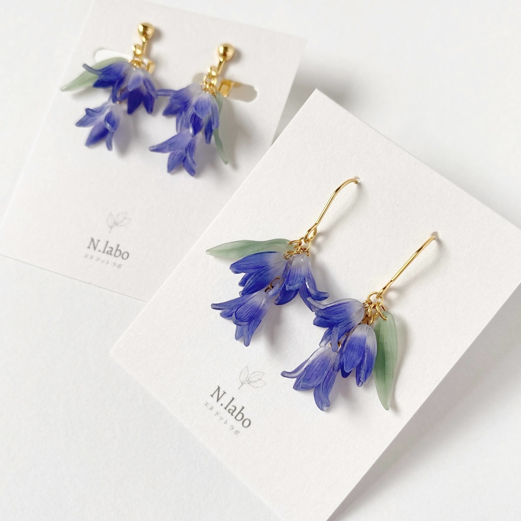 リンドウ ピアス/イヤリング