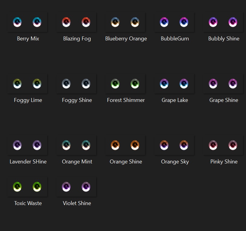 Shimmering Gaze Iris Pack