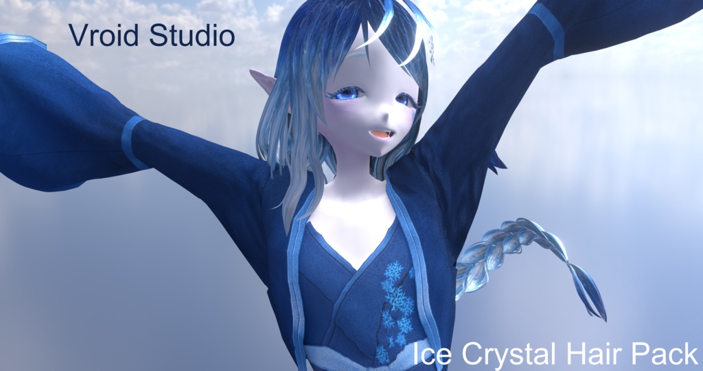 Ice Crystal Hair Texture