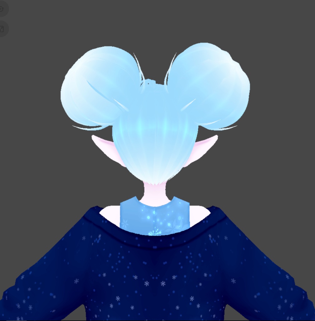 Bubble Buns - Vroid Back Hair Preset
