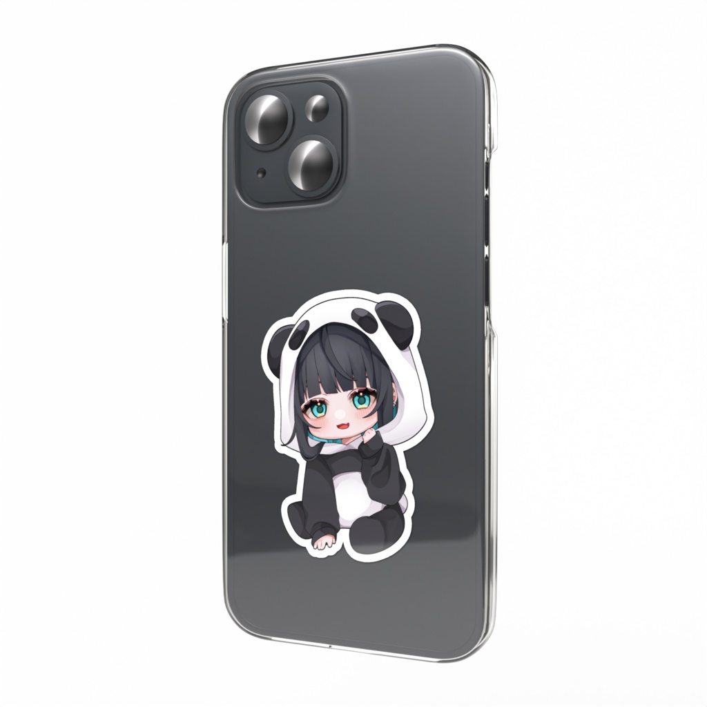 パンダスマホステッカー