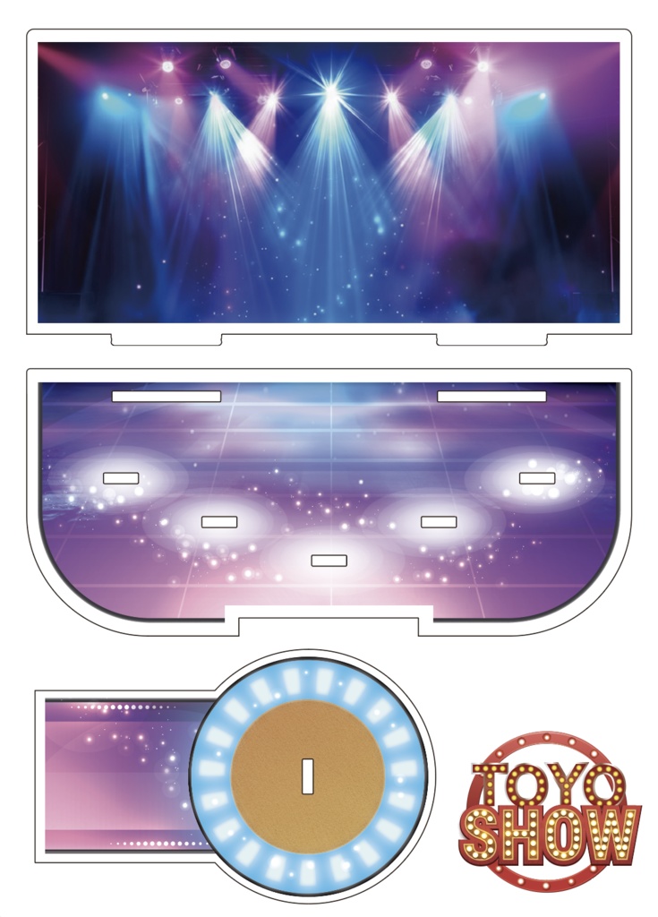 東洋ショー、アクリルジオラマA4サイズ