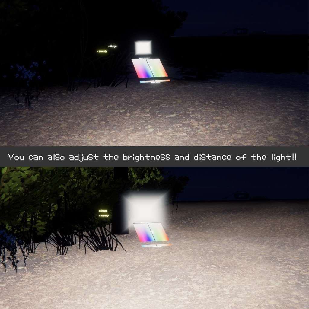 どこでも置ける!撮影用ライト