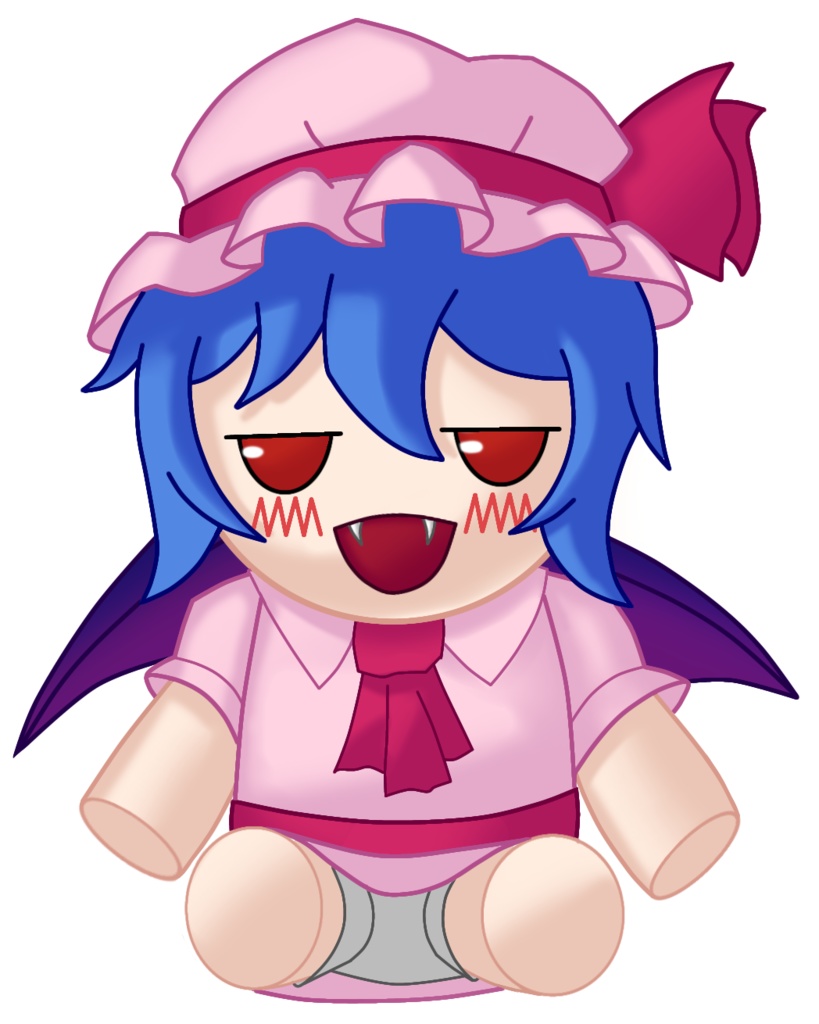 レミぐるみ 立ち絵イラストPSD
