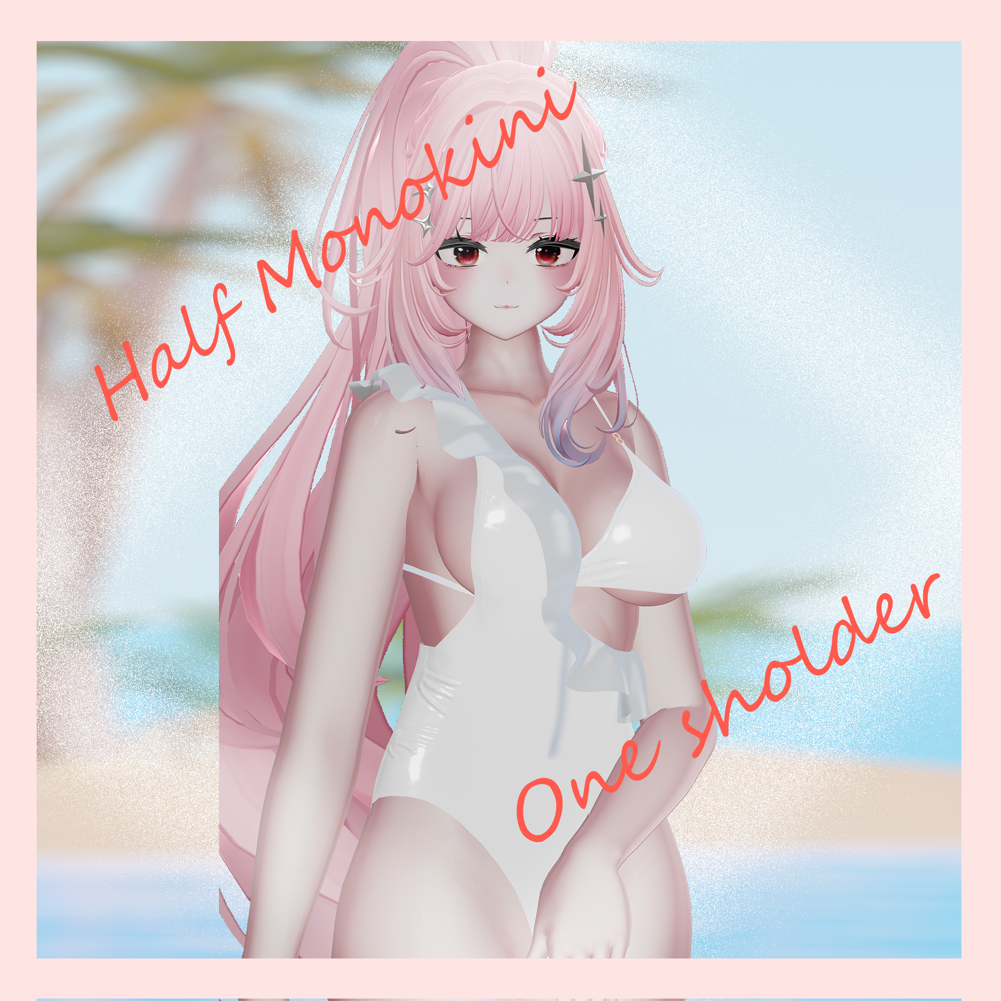 「7つのアバターに対応」Half Monokini