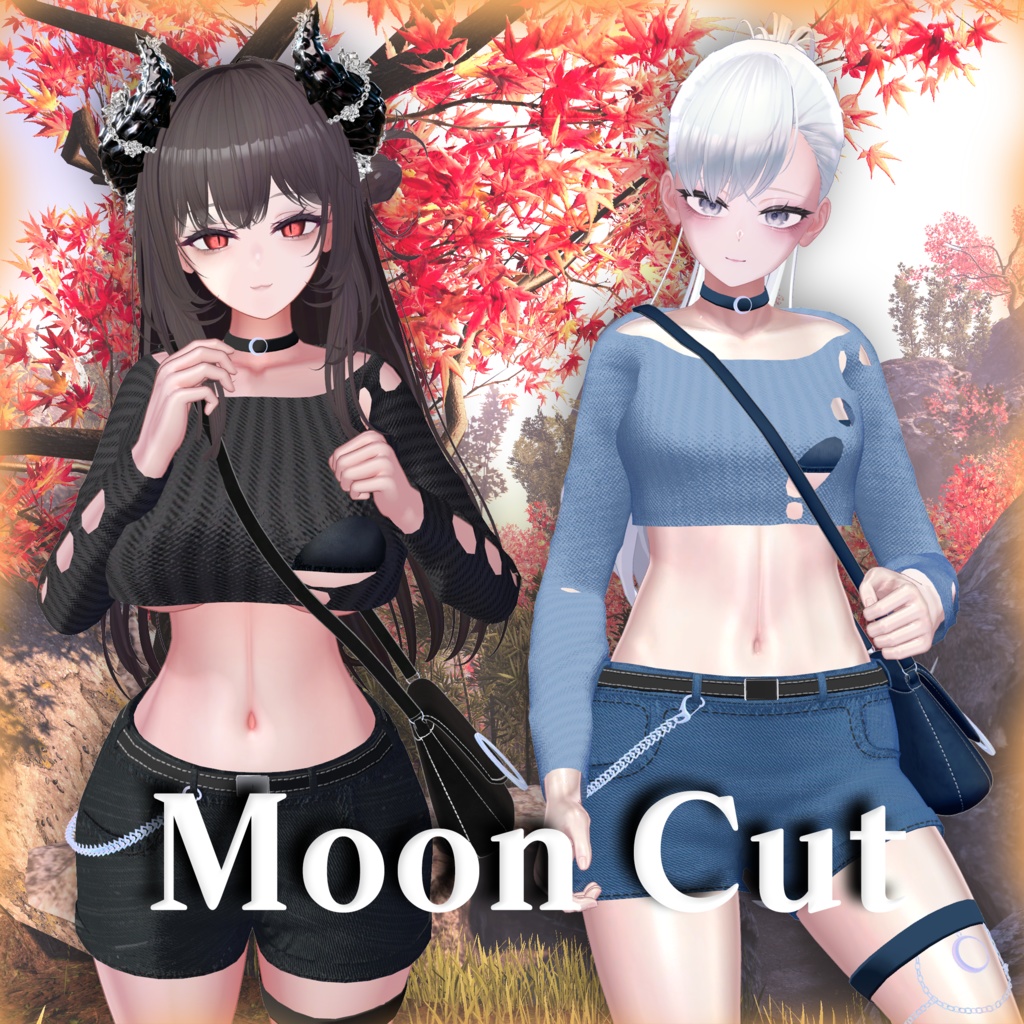🎊7日間限定セール🎊 【7アバター対応】 Moon Cut 