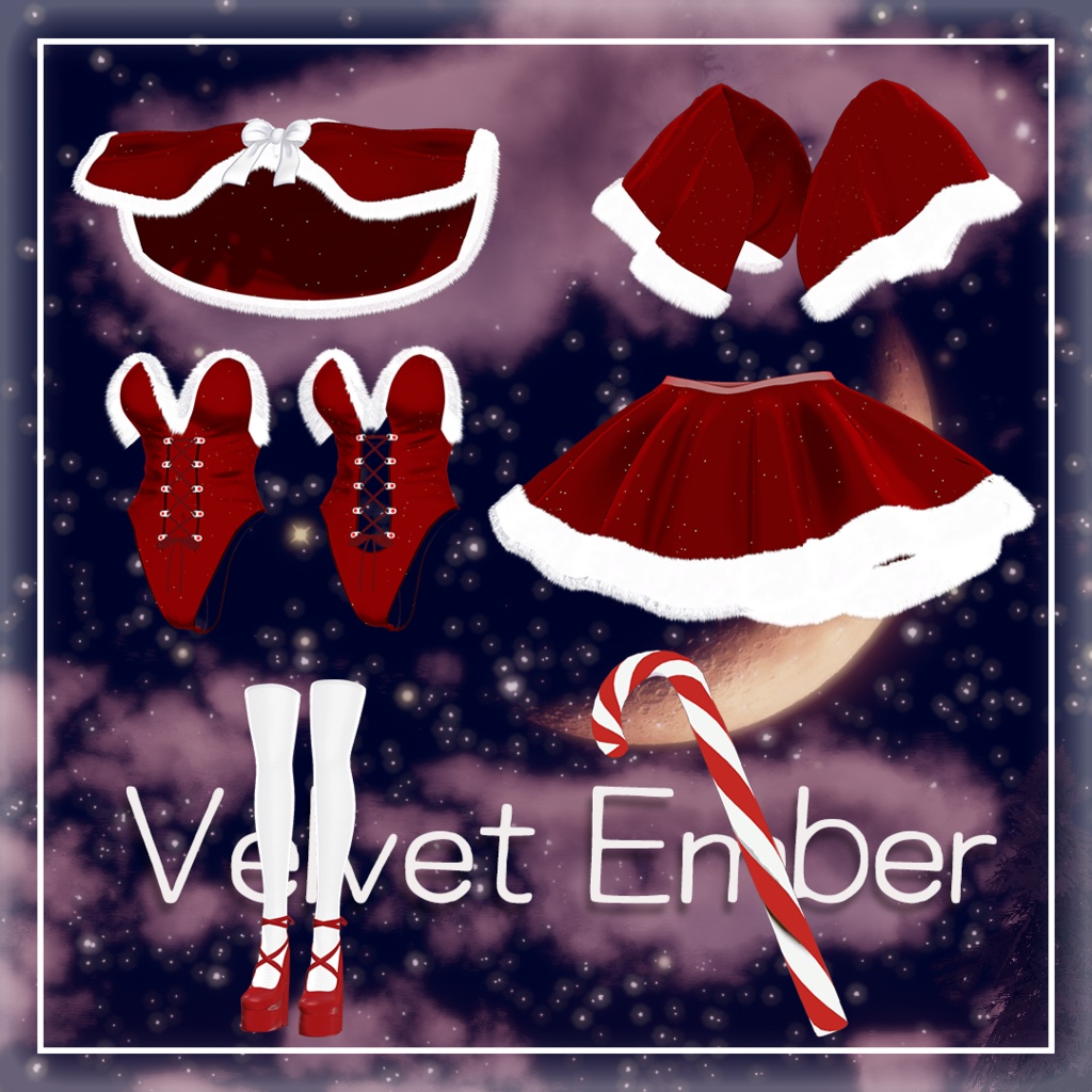 【🎉7日間割引中🎉】 【7アバター対応】 Velvet Ember