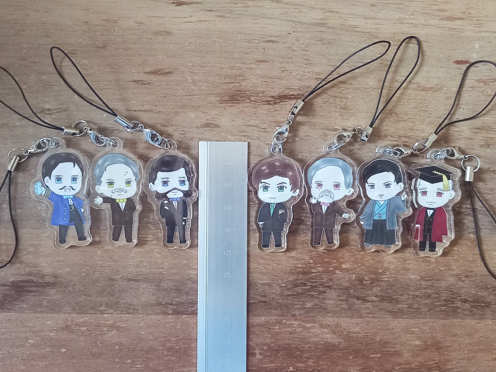 アクキー「明治偉人デフォルメ歴創シリーズ」