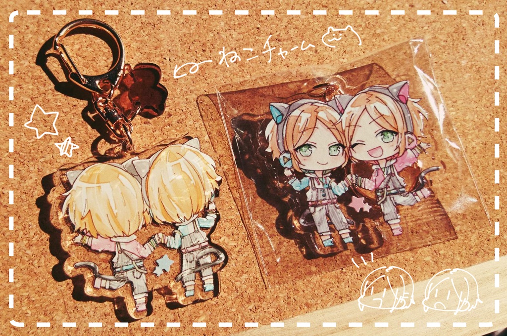 2winkアクリルキーホルダー
