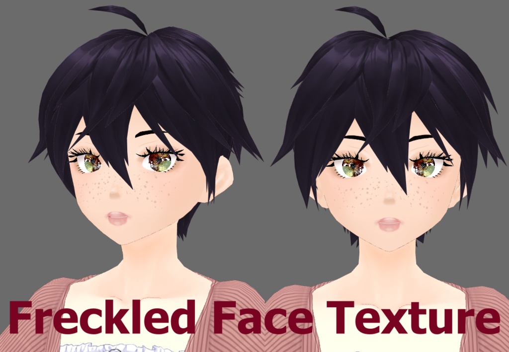 Freckled Face Skin Texture