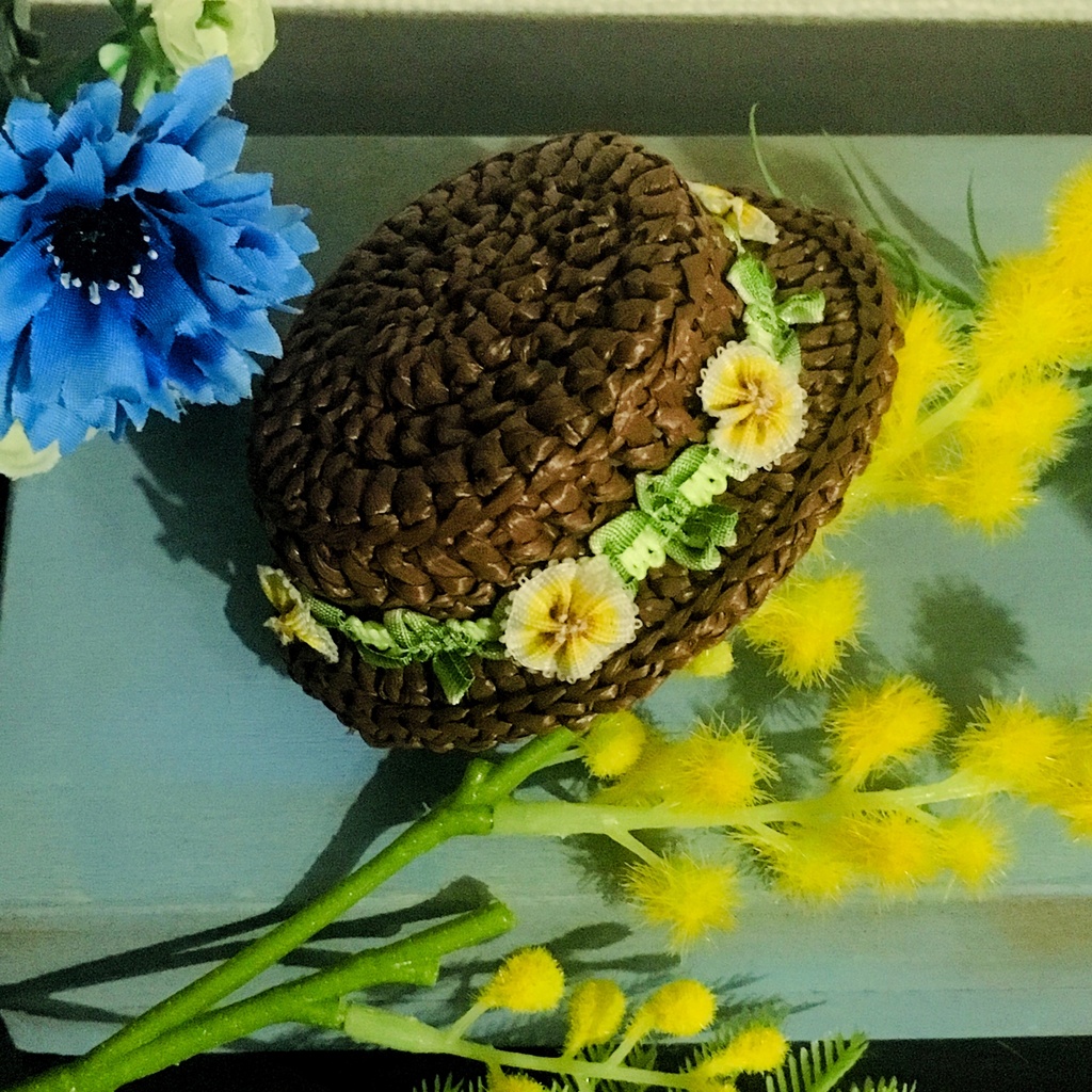 朝顔のカンカン帽