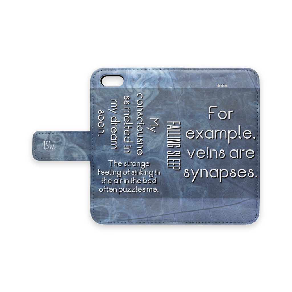 キリシュ「フォーリング・スリープ」手帳型iPhoneケース