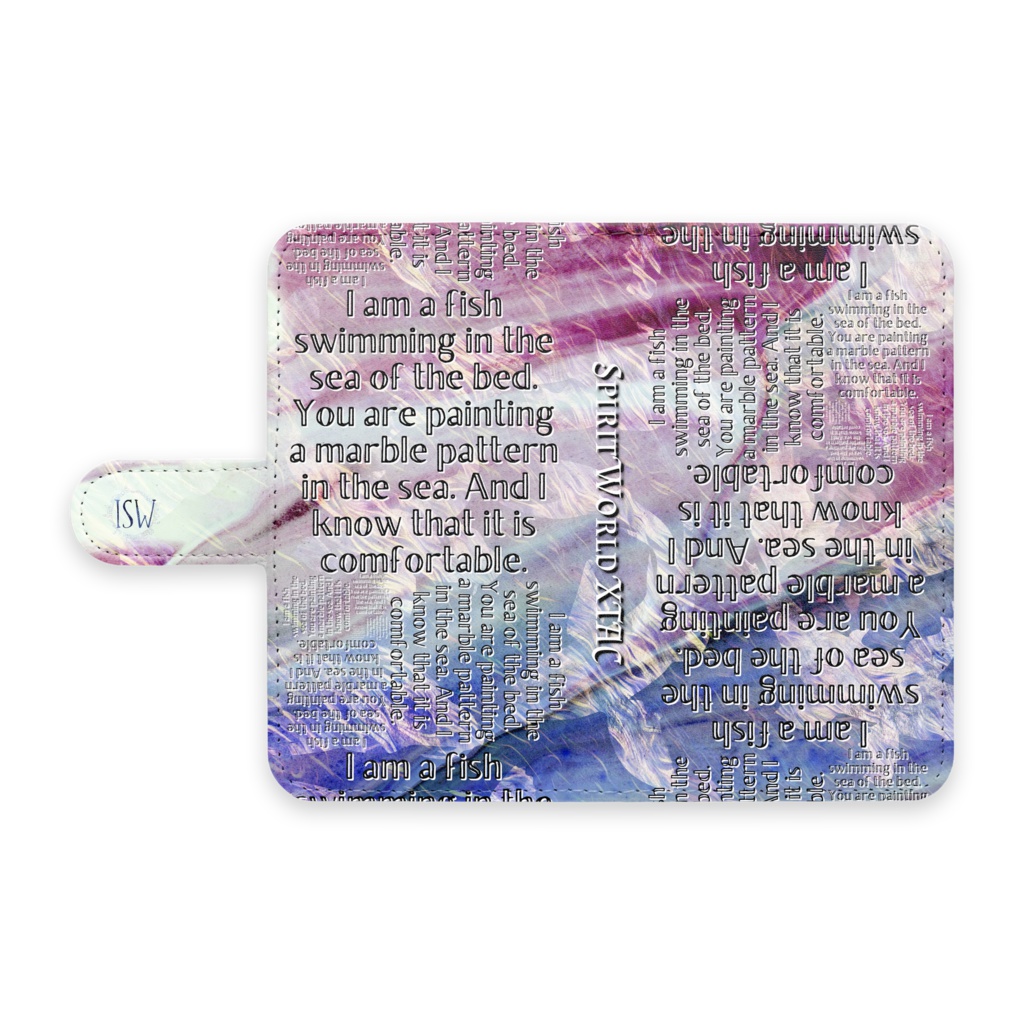 キリシュ「精神世界エクスタシー」手帳型Androidケース