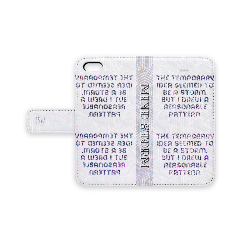 キリシュ「マインド・ストーム」手帳型iPhoneケース