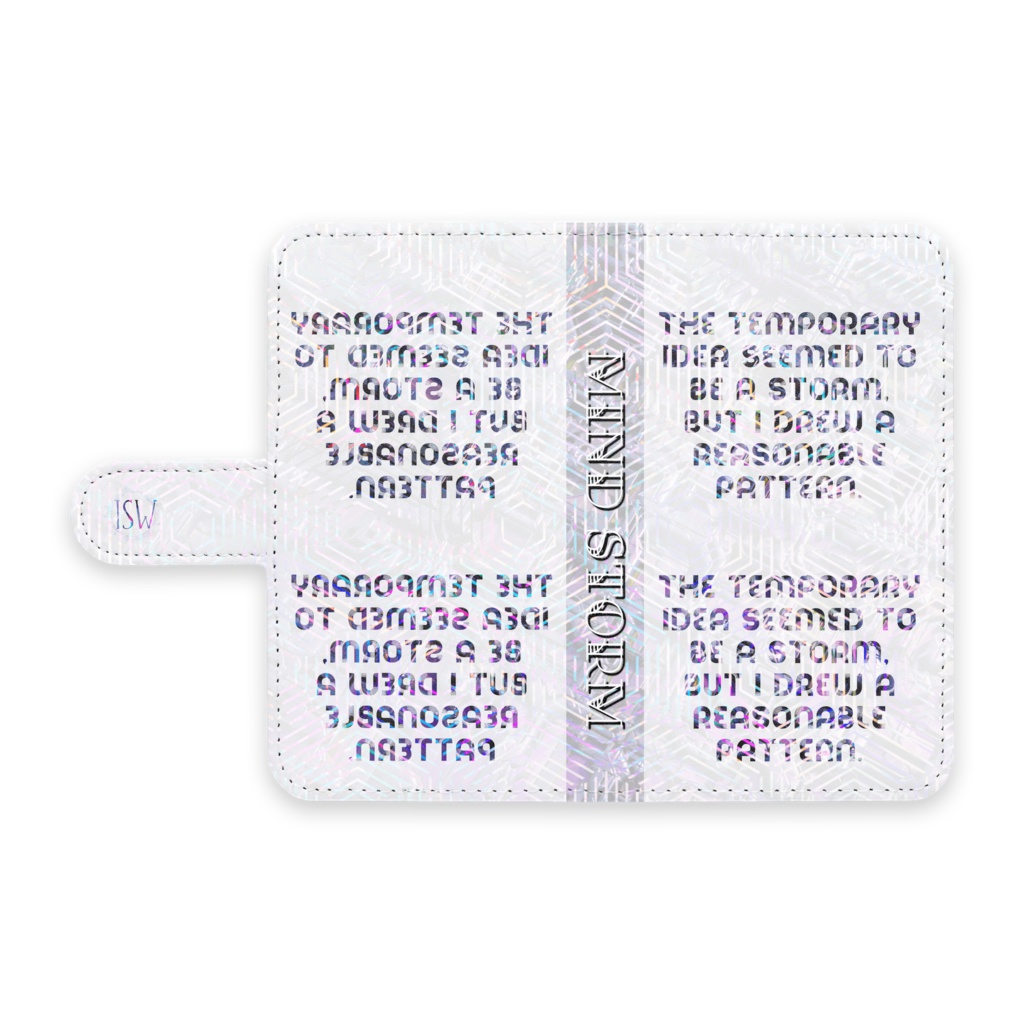 キリシュ「マインド・ストーム」手帳型Androidケース