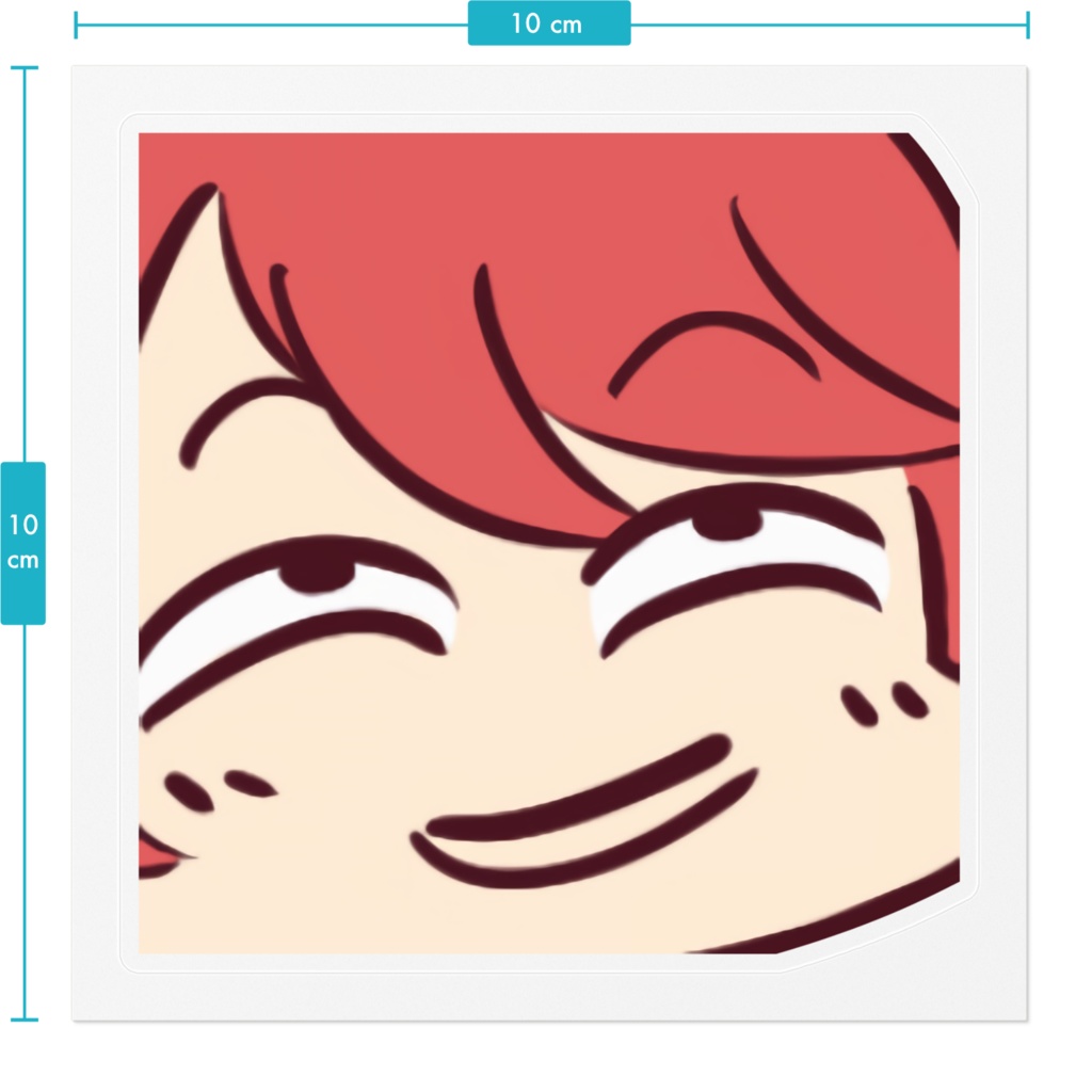 ぬけさく朱鷺村ステッカー