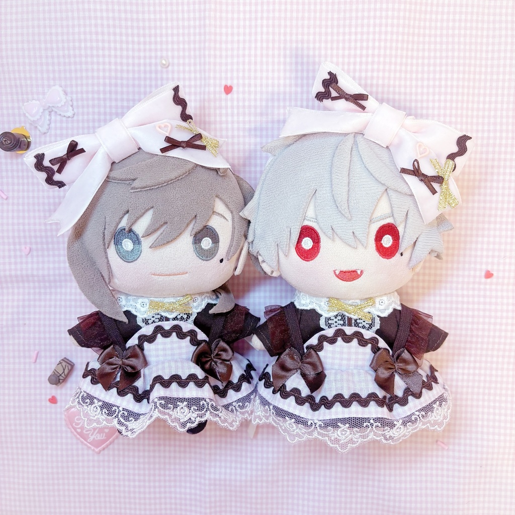 Valentine♡エプロンワンピース