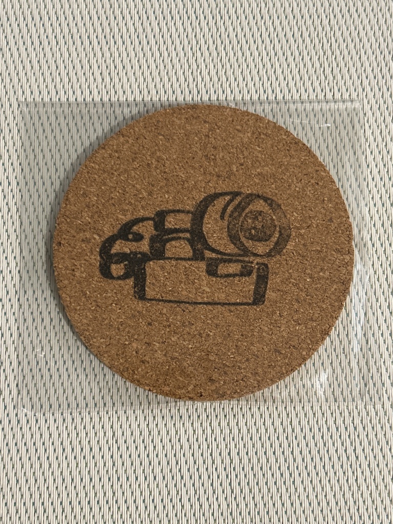 イラストコルクコースター(測定器)