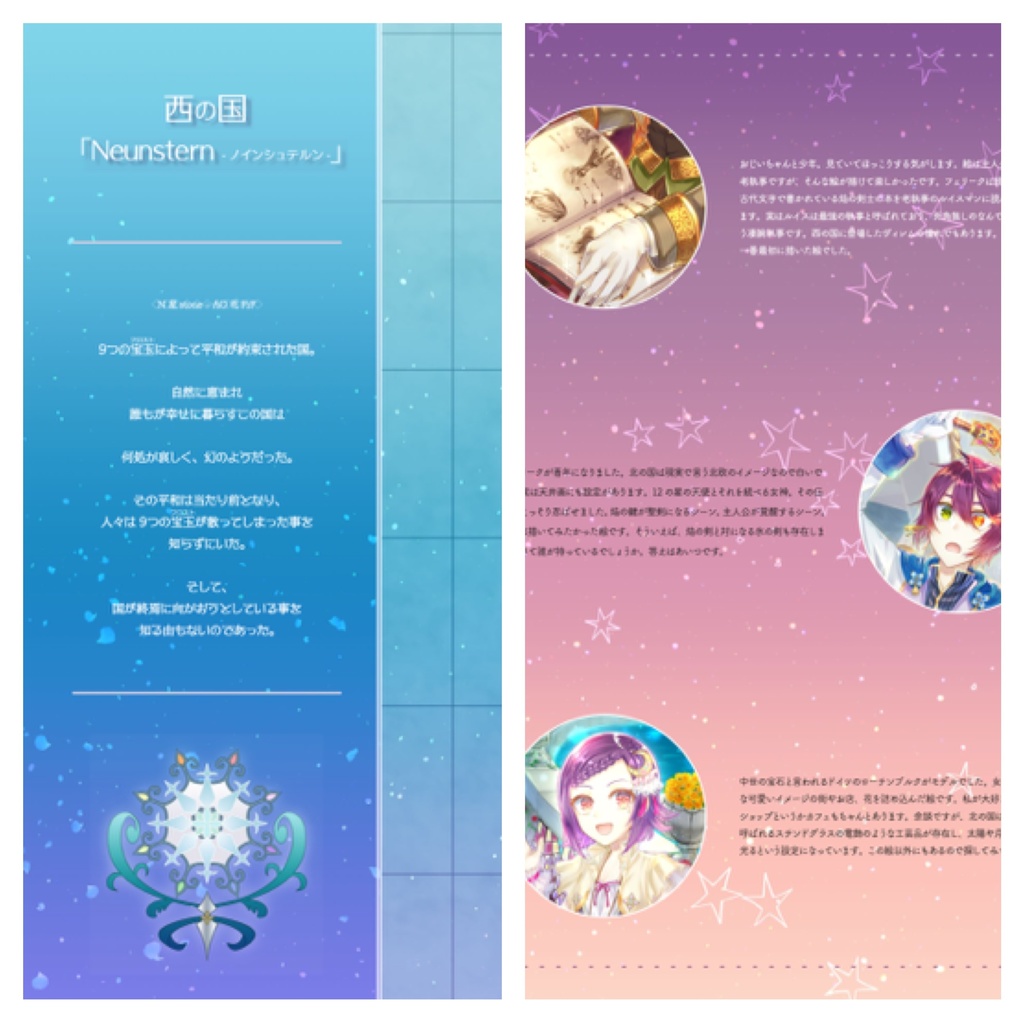 【再販仕様版】「Glory loads」 Kleinod'z イラスト集① (西北編)