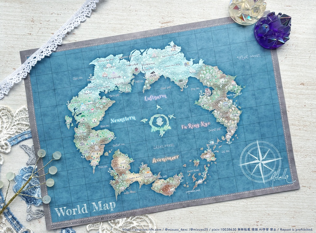 【再販仕様版】「Glory loads」 Kleinod'z イラスト集② (東南編)