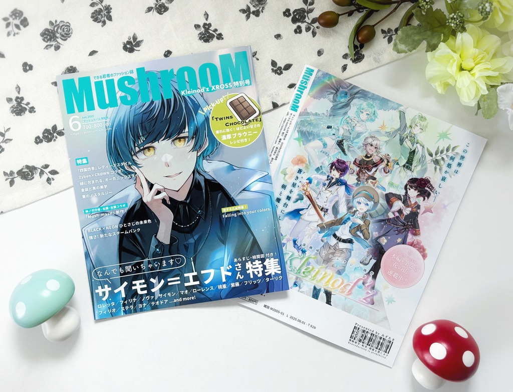 【雑誌風イラスト本】MushrooM Kleinod'z XROSS 特別号 (ホロ加工ポストカード付き)