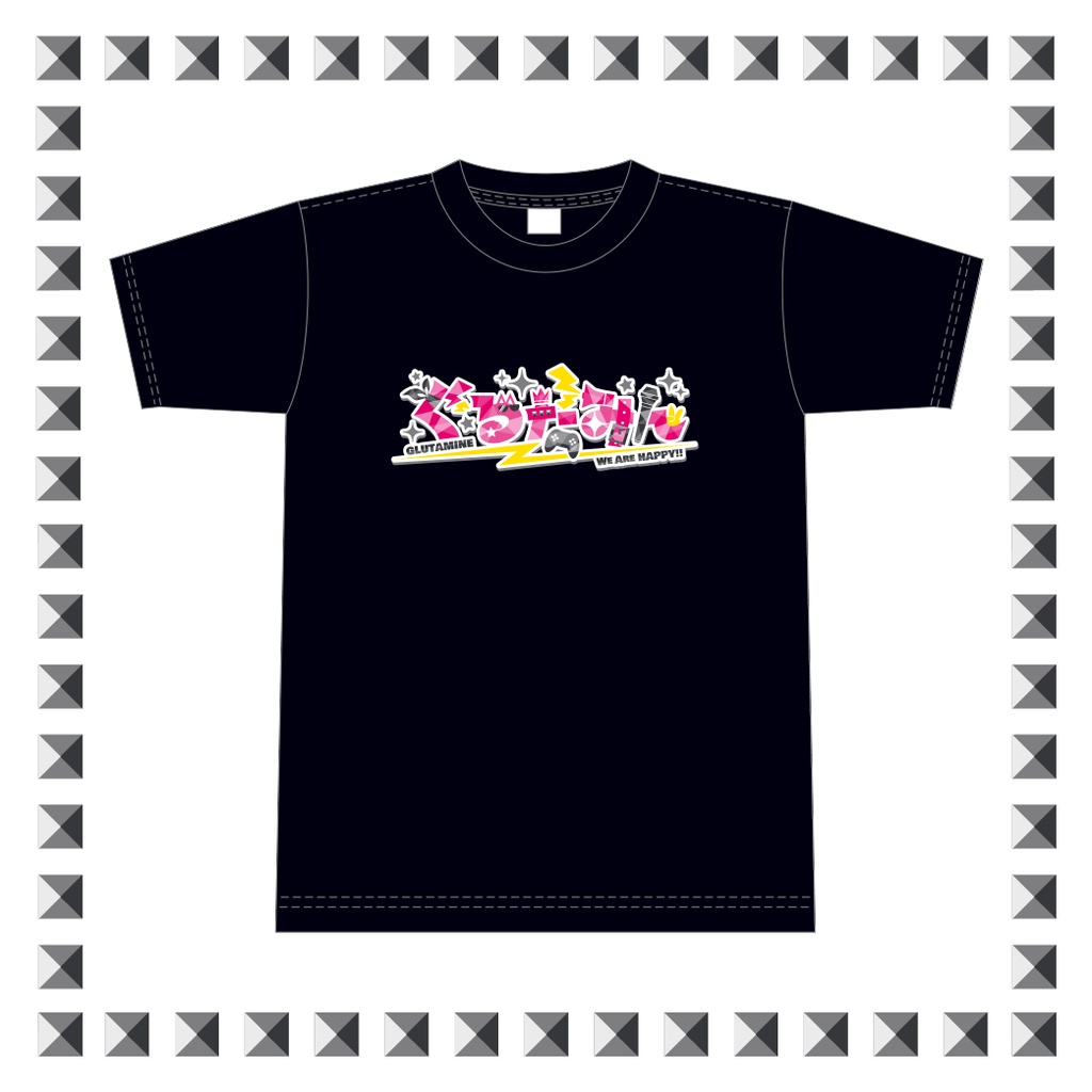 ぶいちゅーばー風ロゴTシャツ