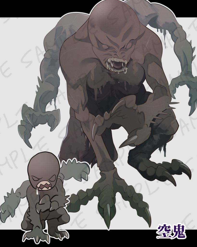 神話生物立ち絵素材SPLL:E110154