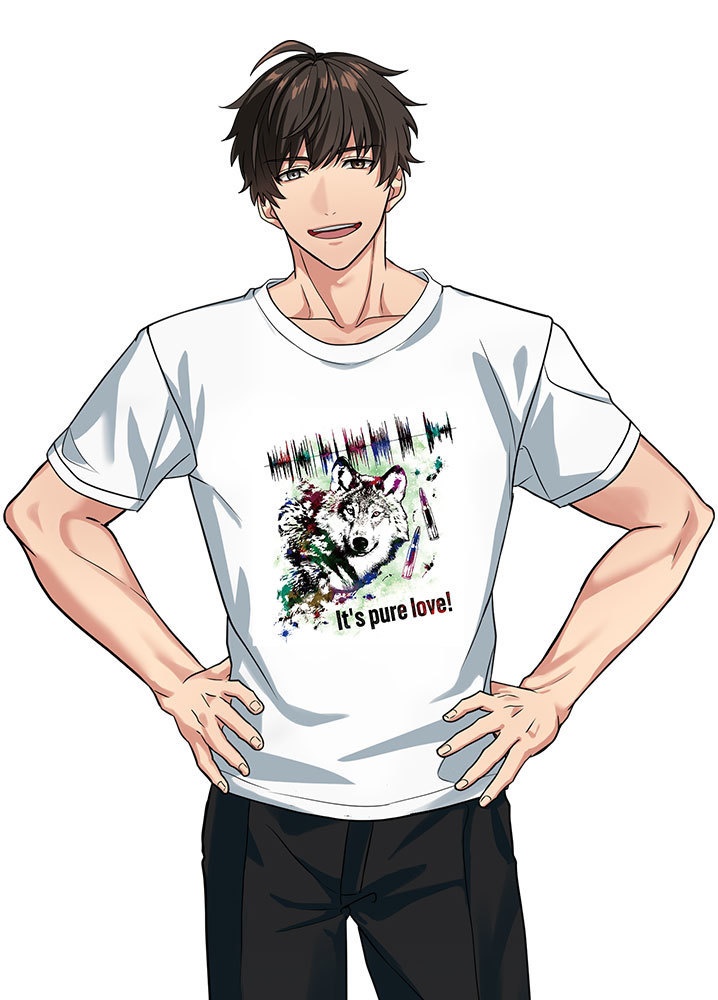 「愛してる」を身につける♡キャラ概念Tシャツ:一振春暁