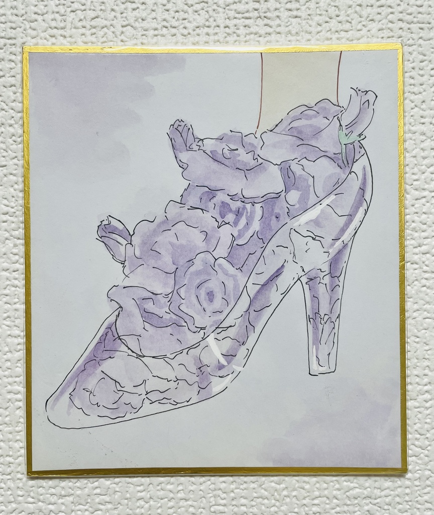 ガラスの靴 トルコギキョウのプリザーブドフラワー