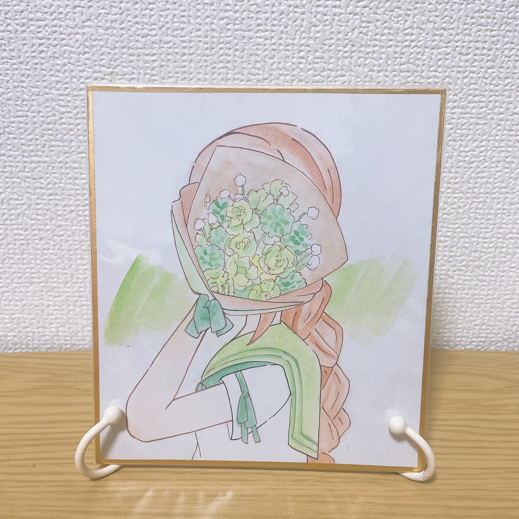 イラスト原画 色紙サイズ