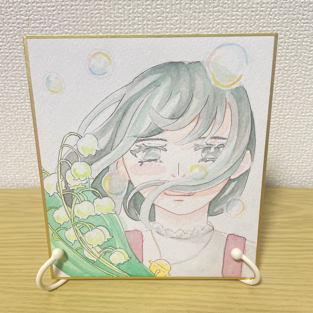 イラスト原画 色紙サイズ