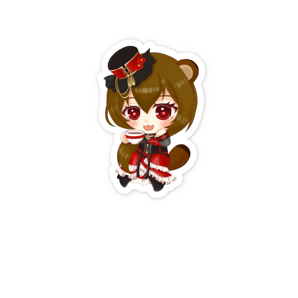 ラフィーリア・スカーレット SDステッカー