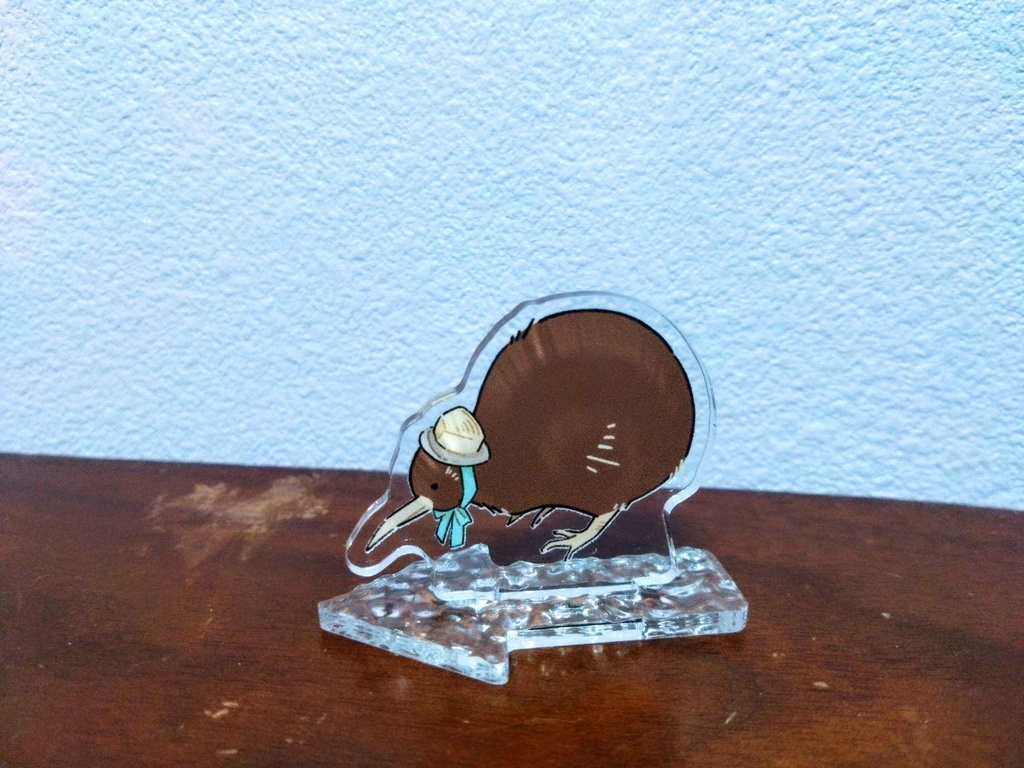 キーウィのアクリルスタンド