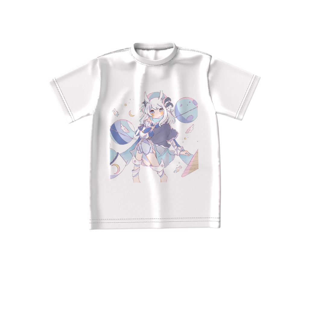 とあぴびっぐT　あいすがうちゅう（2色あるよ）