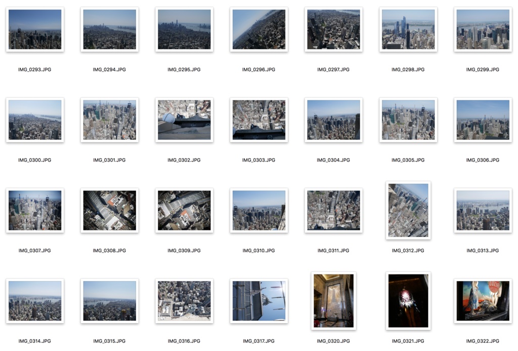 ニューヨークの街並み