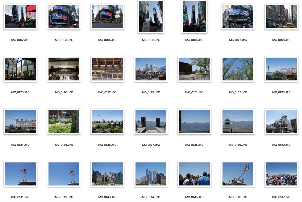 ニューヨークの街並み