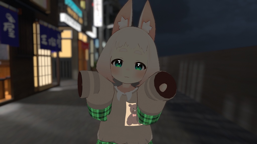 ロポリこん クマパーカー (Vrchat) (ロポリこんモデルは含まれません)