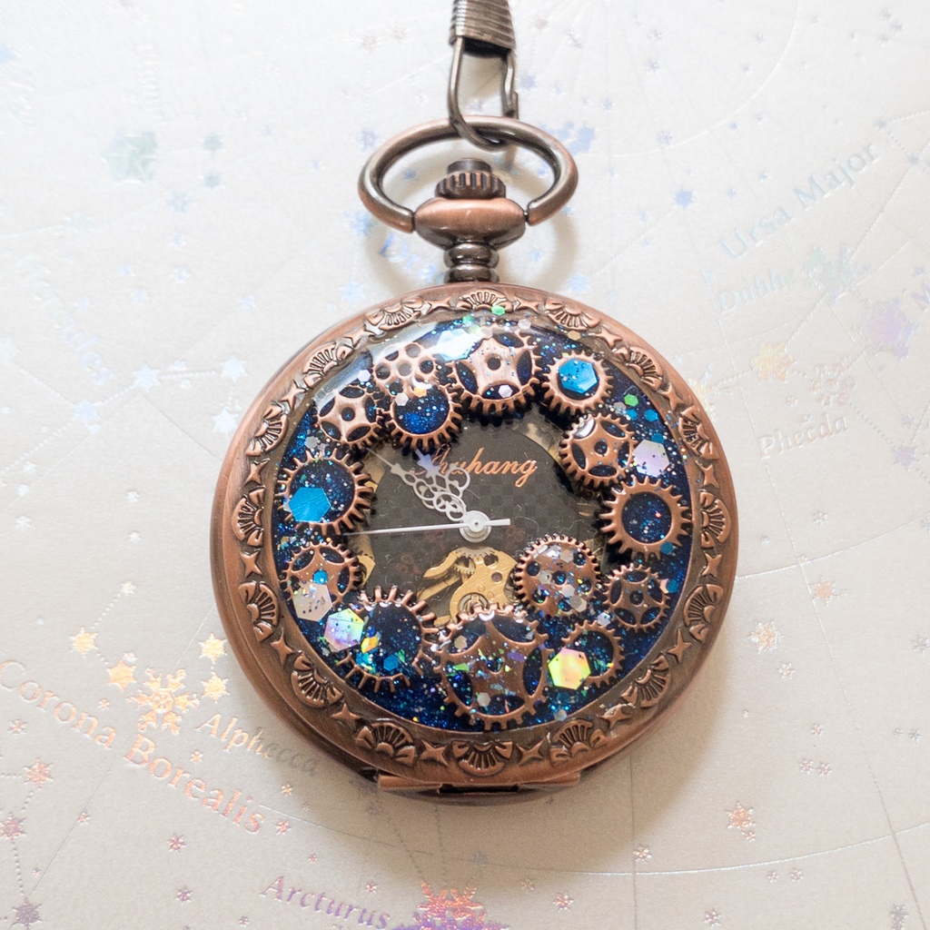 手巻き式懐中時計 Pearl Party Booth