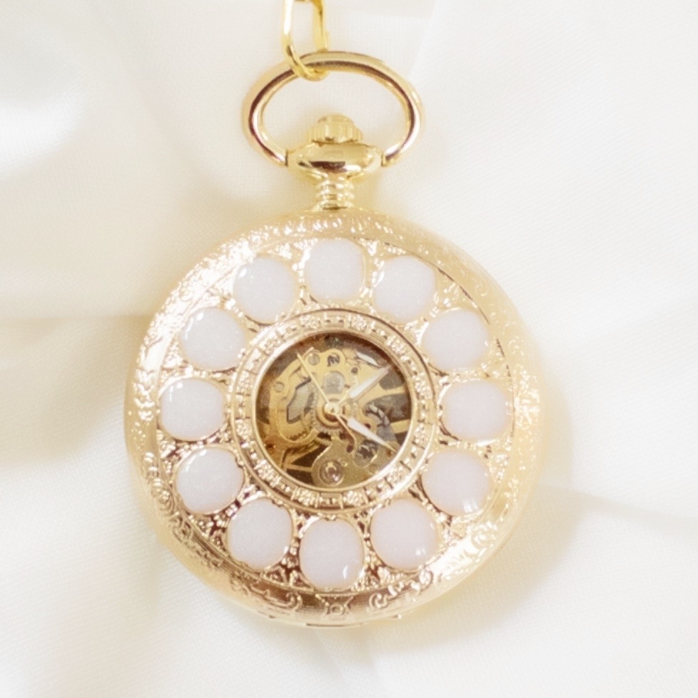 手巻き式懐中時計　ソメイヨシノ