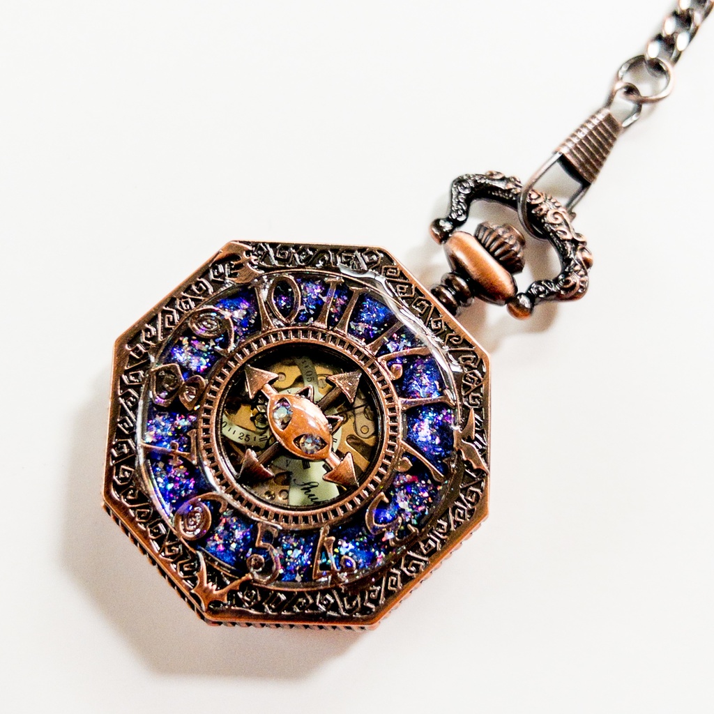 装飾手巻き式懐中時計 使い魔