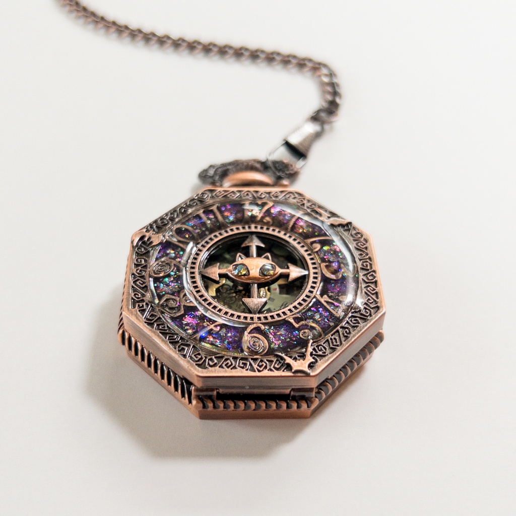 装飾手巻き式懐中時計 使い魔