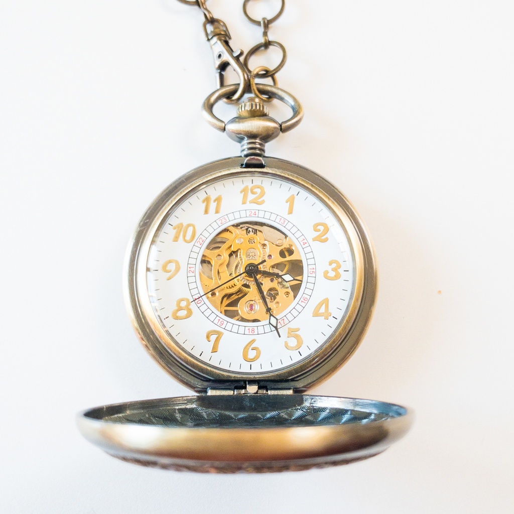 手巻き式懐中時計 (バッグチャーム)