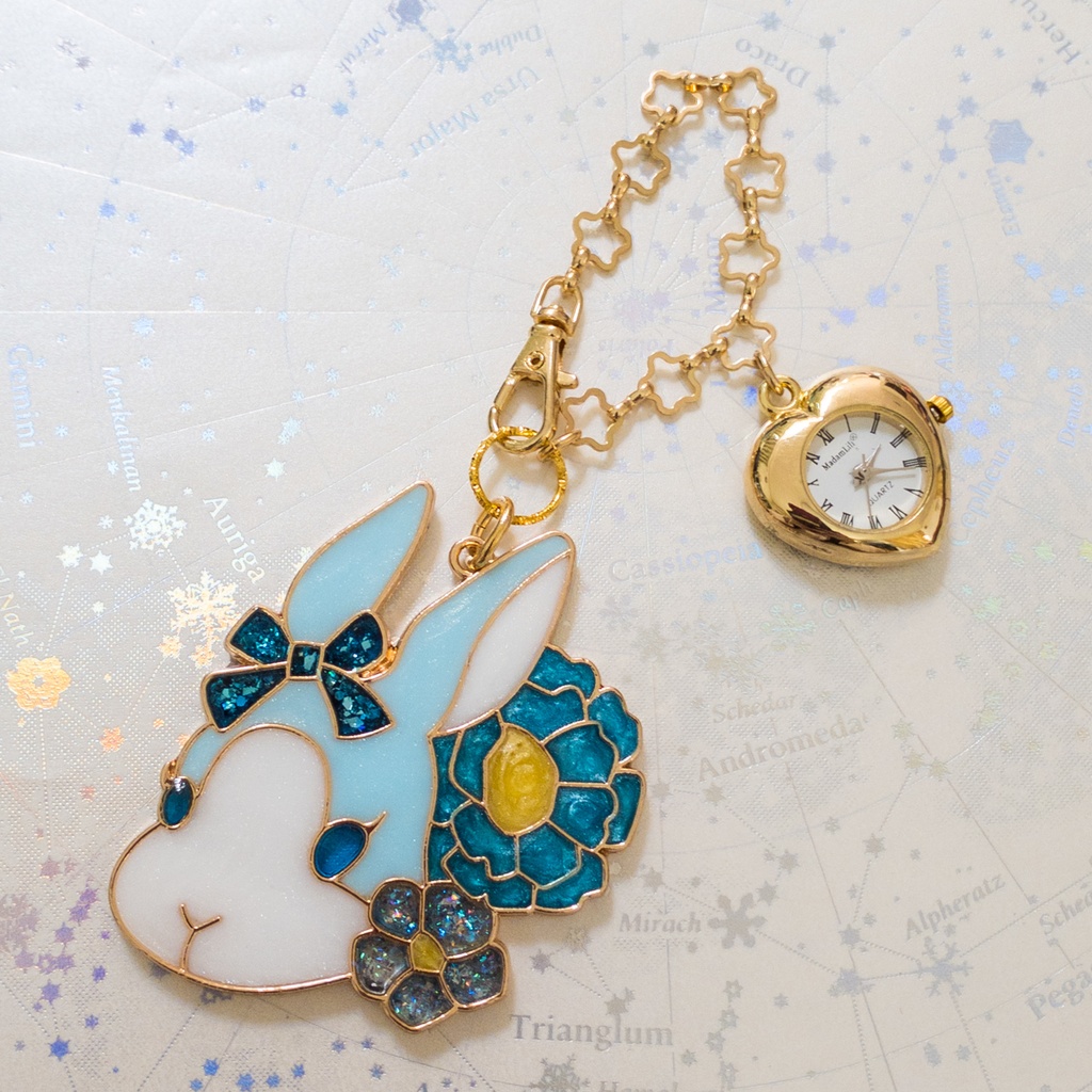 ゆめうさぎのバッグチャーム