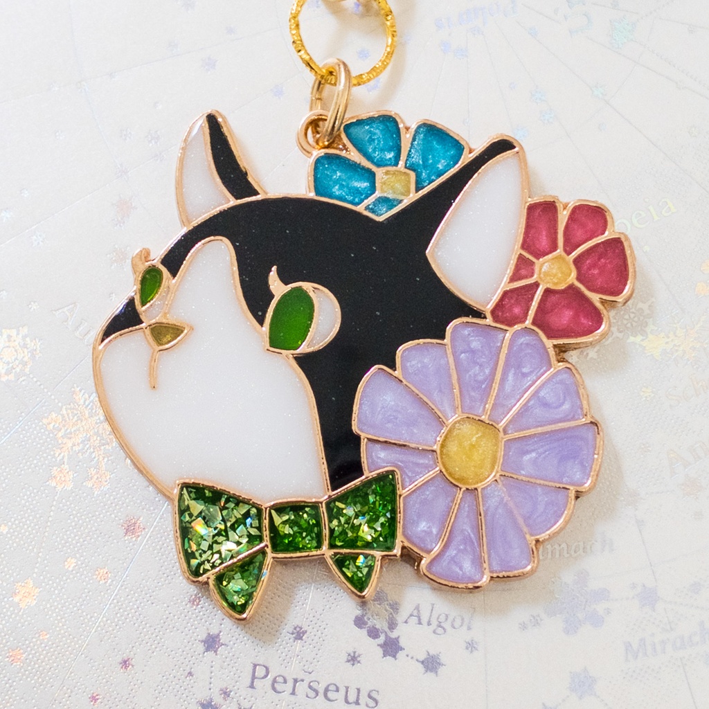 ゆめにゃんこのバッグチャーム時計